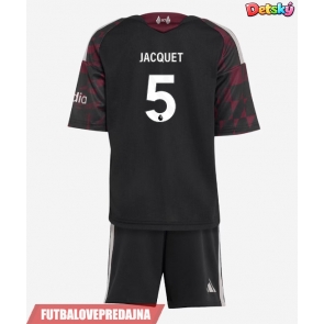 Lacne Dětský Futbalové dres Liverpool Jeremy Jacquet #5 2026-27 Krátky Rukáv - Tretina (+ trenírky)